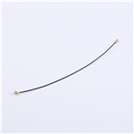 Generation IPEX (dual-head) Jumper, RG081, L=120mm--KH-081-TX120-IPEX