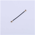 Fourth Generation IPEX (dual-head) Jumper, RG081, L=30mm--KH-081-TX30-IPEX4