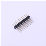 Pin Header Connector, 1X10P, 1A, KH-1.27PH180-1X10P-L7.2