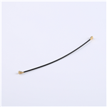IPEX(Dual Head) Patch Cable RG113 Black Cable Length 80MM--KHA(RG1.13)-TX80B-IPEX