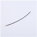 IPEX(Dual Head) Patch Cable RG113 Black Cable Length 100MM--KHA(RG1.13)-TX100B-IPEX