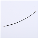 IPEX4 (ثنائي الرأس) كابل التصحيح RG113 طول الكابل الأسود 120 مم - KH-113-TX120B-IPEX4