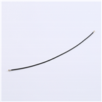 IPEX4 (ثنائي الرأس) كابل التصحيح RG113 طول الكابل الأسود 140 مم - KH-113-TX140B-IPEX4