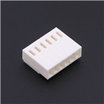 Crimp Terminal Shell 2.54mm Pitch 1x6p Connector Housing, KH-A2510KZ-06Y