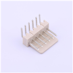 Wire-to-Board Connector, 2.54mm Pitch, 1x6P, KH-HX2.54-06FGW