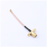 Kinghelm SMA Female to First-Gen IPEX RG178 Brown Wire,50mm, KH-FL2SMAK-IPEX-RG178-50