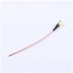 Kinghelm SMA Male Plug To SMA Male Plug, RG1.78 Cable,120mm,KH-SMAJ-221-RG1.78-120