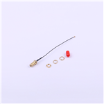 RF Cable Assemblies,3 Gen IPEX to SMA Female,RG081,Black Color,100mm,KH-IPEX3-SMA-RG081-100mm