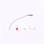 RF Cable Assemblies,3 Gen IPEX to SMA Female,RG081,Black Color,150mm,KH-IPEX3-SMA-RG081-150mm