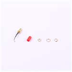 RF Cable Assemblies,4 Gen IPEX to SMA Female,RG081,Black Color,50mm,KH-IPEX4-SMA-RG081-50mm