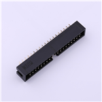 IDC Connector, 2.54mm Pitch, 19-Pin, 2-Row, KH-2.54PH180-2X19P-L8.9