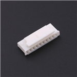Crimp Terminal Shell, 2.5mm Pitch, 1x10P, with Locking Buckle, KH-A2504-10Y