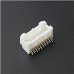 2mm Pitch Wire-to-Board Connector, 10-Pin 2-Row Angled Pin, KH-A2015-2X10AW
