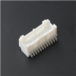 2mm Pitch Wire-to-Board Connector, 12-Pin 2-Row Angled Pin, KH-A2015-2X12AW