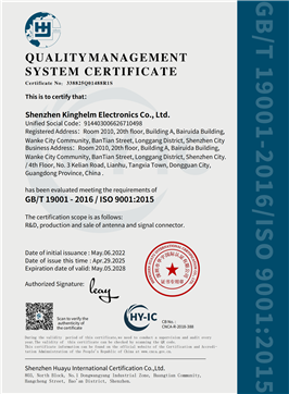 Quality Management System Certification ISO 9001