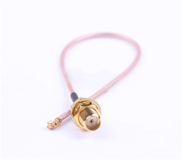 Coaxial Cable Connector, RF Cable Assembly,RG178,IPEX to SMA,180mm,KHB(RG178)-180-28