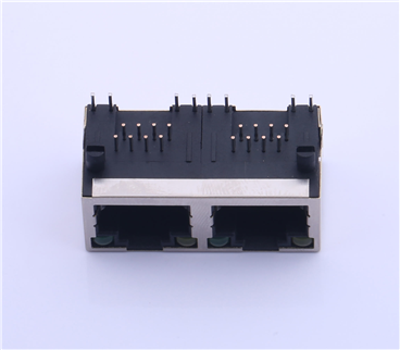RJ45 Ethernet connector, with LED indicator, KH-56-8P8C-1X2-D