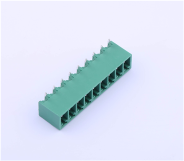 Pluggable Terminal Block, 3.81mm pitch, 9 pin, 8A 300V, KH-15EDGRC-3.81-9PG