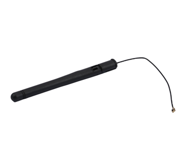 Rubber Antenna, 2.4G Antenna, Vertical, 2400-2500 MHz, 3.0 dBi, Black, KH-2/4G(105)-CX-100H