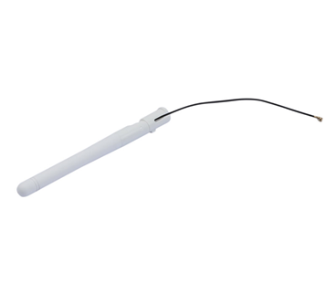 Rubber Antenna, 2.4G Antenna, 2400–2500 MHz, 3 dBi, White, KH-2/4G(105)-CX-100B