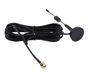 Suction Cup Antenna, RG174, 470~490MHz, SMA Male, Length 3m, KH-LORA470-490-3M