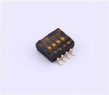DSHP04TS-S HRO/XKB Connectivity/DIP Benchmark against--Kinghelm Dip Switch KH-BM-SMT1.27-4P