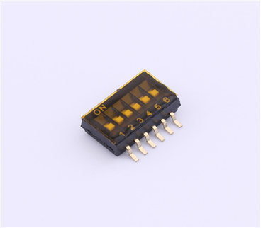 1.27mm Dip switch, 6P, SMD, KH-BM-SMT1.27-6P