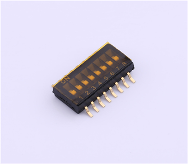 1.27mm Dip switch, 8P, SMD, KH-BM-SMT1.27-8P