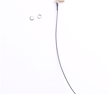 IPEX to SMA Gold-plated Elbow,RG1.13 Black Wire, L=200mm (set of 4)--KH-IPEX-SMA-W-200