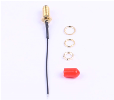 RF Cable Assemblies,SMA Female Cable,SMA Wire,RG1.13,Black Color,80mm,KH-122-SMA-80