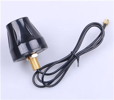 WiFi Rubber Antenna,2.15 dBi,Black,KH-SMA(J)-2.4G-RG174-L1M