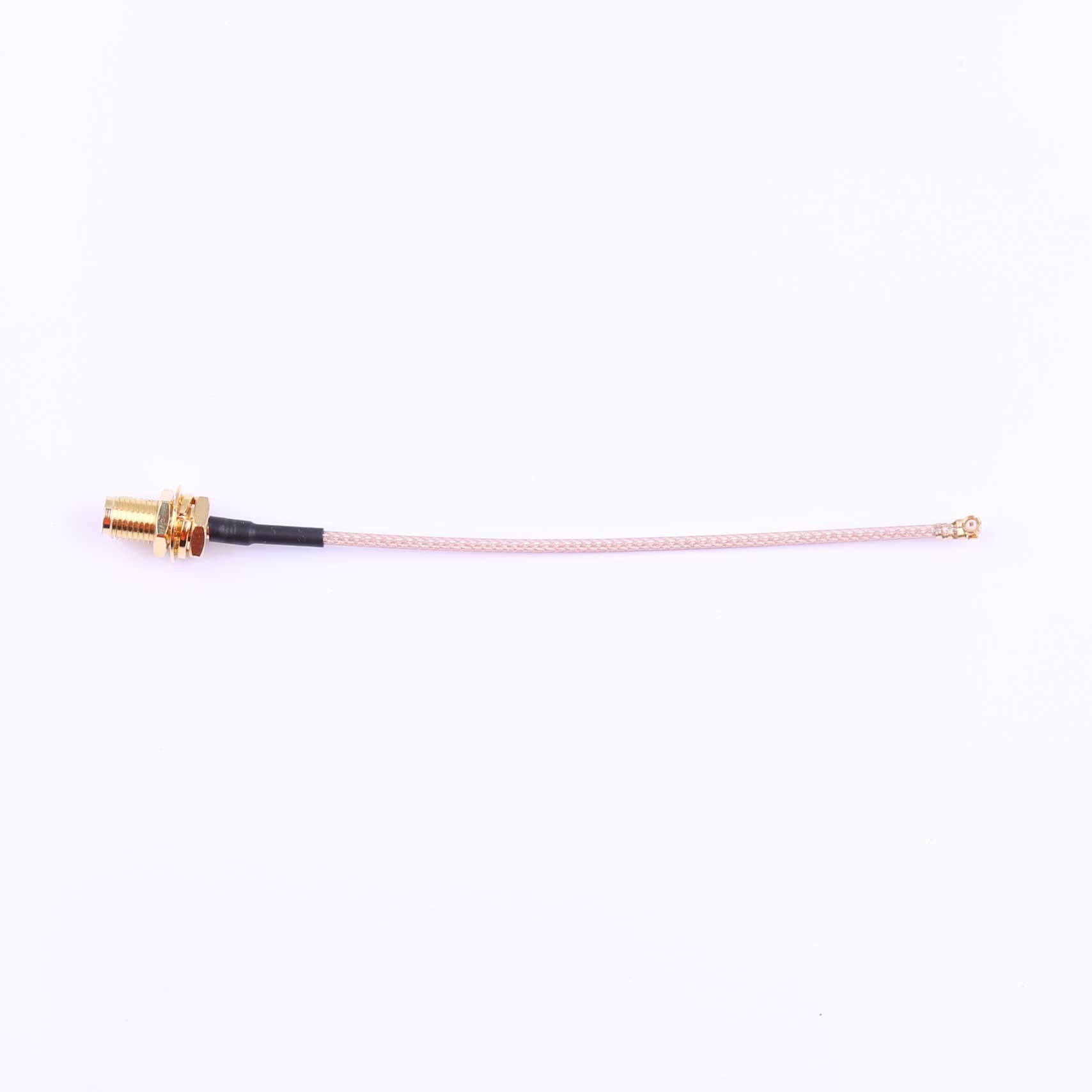 Kinghelm Coaxial connector Rotor RF, IPEX to SMA gold-plated external thread inner hole, RG178, L 100mm, four-piece set - KHB (RG178) -100-28