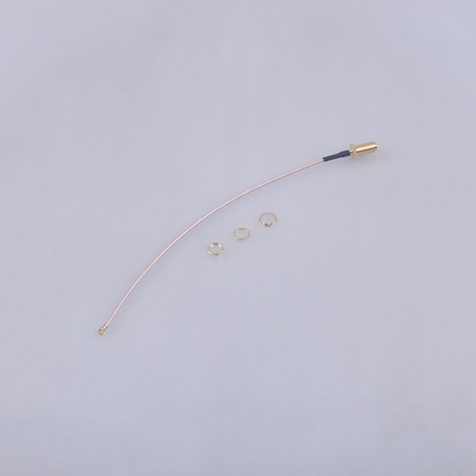 同軸電纜連接器，射頻電纜組件，RG178，IPEX 轉 SMA，180mm，KHB(RG178)-180-28