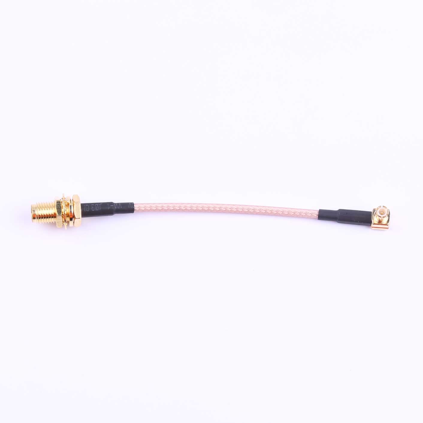 Kinghelm Coaxial connector Wiring RF wire, MCX to SMA gold-plated external screw inner hole, RG31 — KHB (RG316)-MCX-80-28