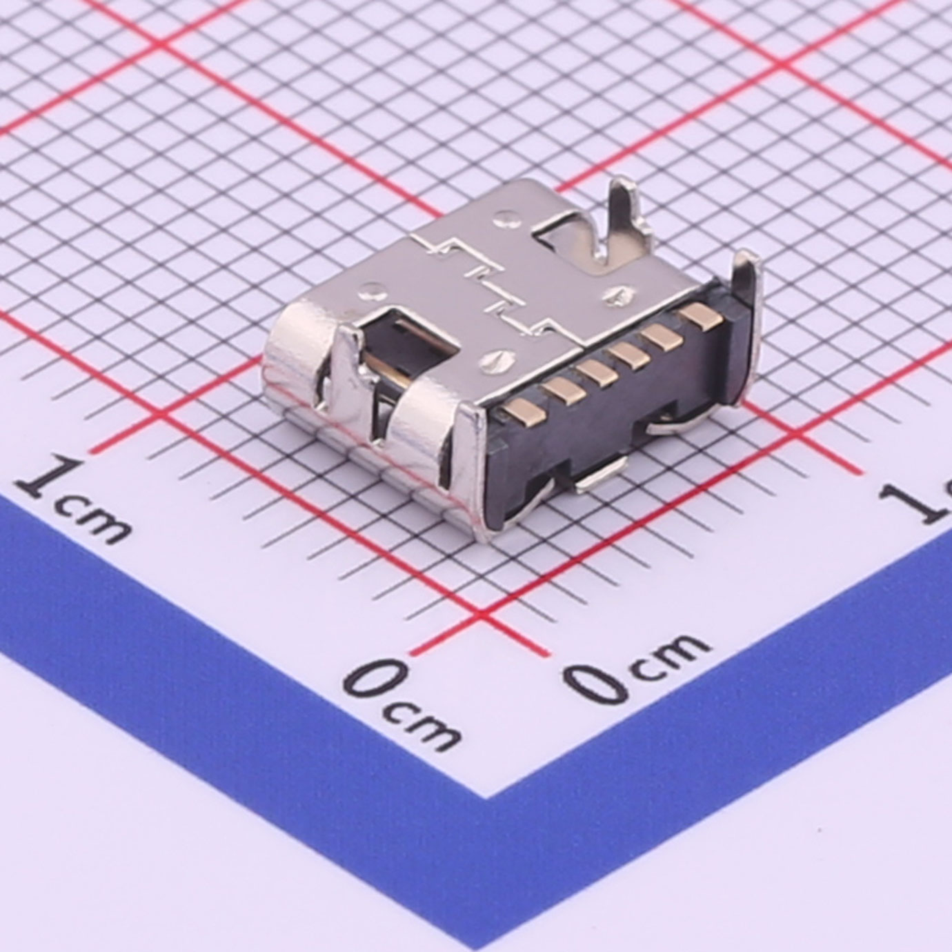 USB Type-C 連接器，母頭，SMD，KH-Type-C-6P