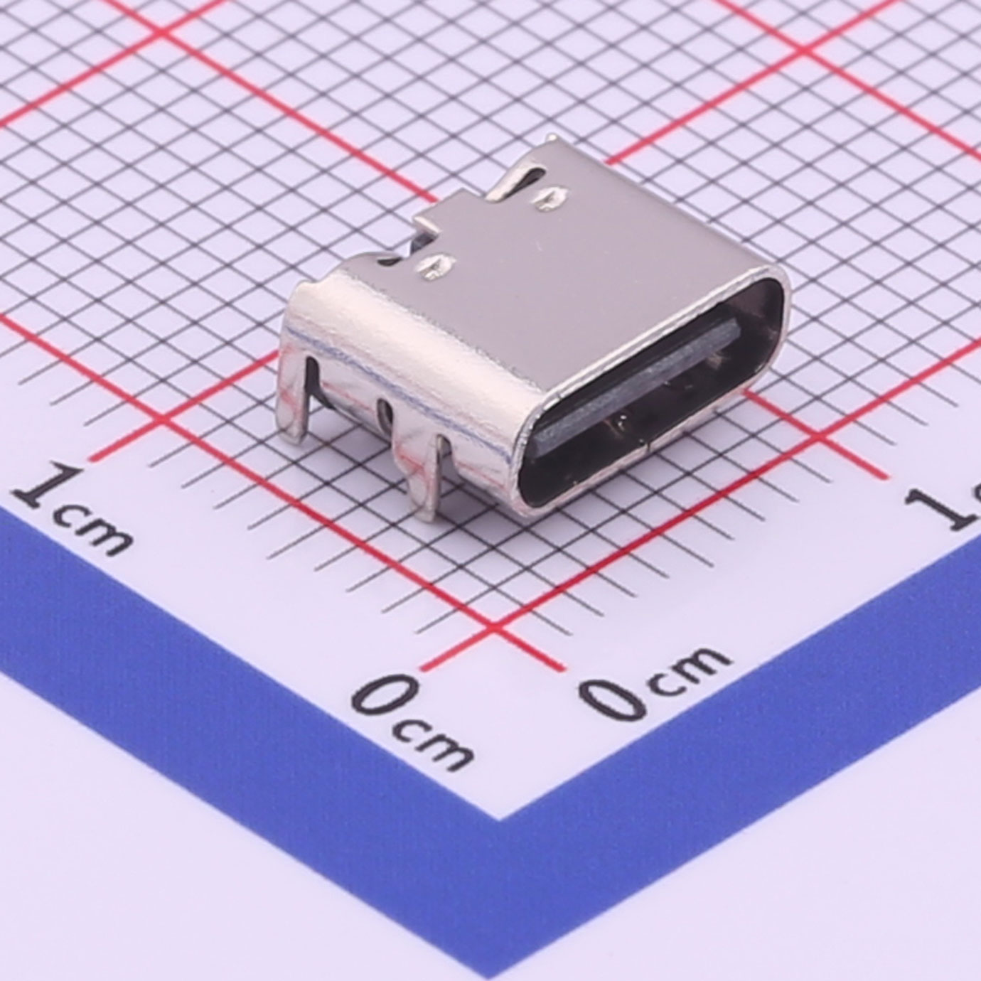 USB Type-C 連接器，母頭，SMD，KH-Type-C-6P