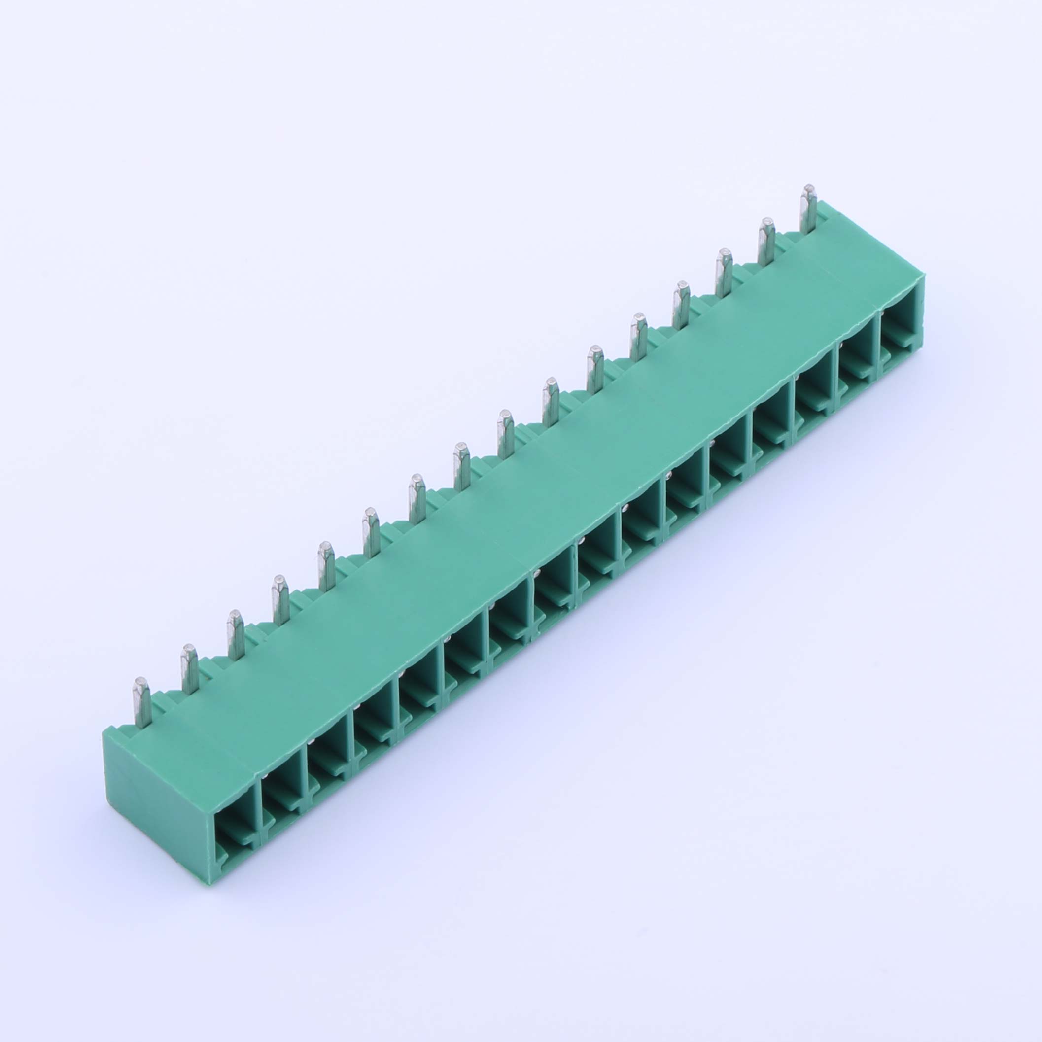 Kinghelm Factory sales 3.81mm pitch 16 pin 8A 300V pluggable PCB vertical Terminal block Connector