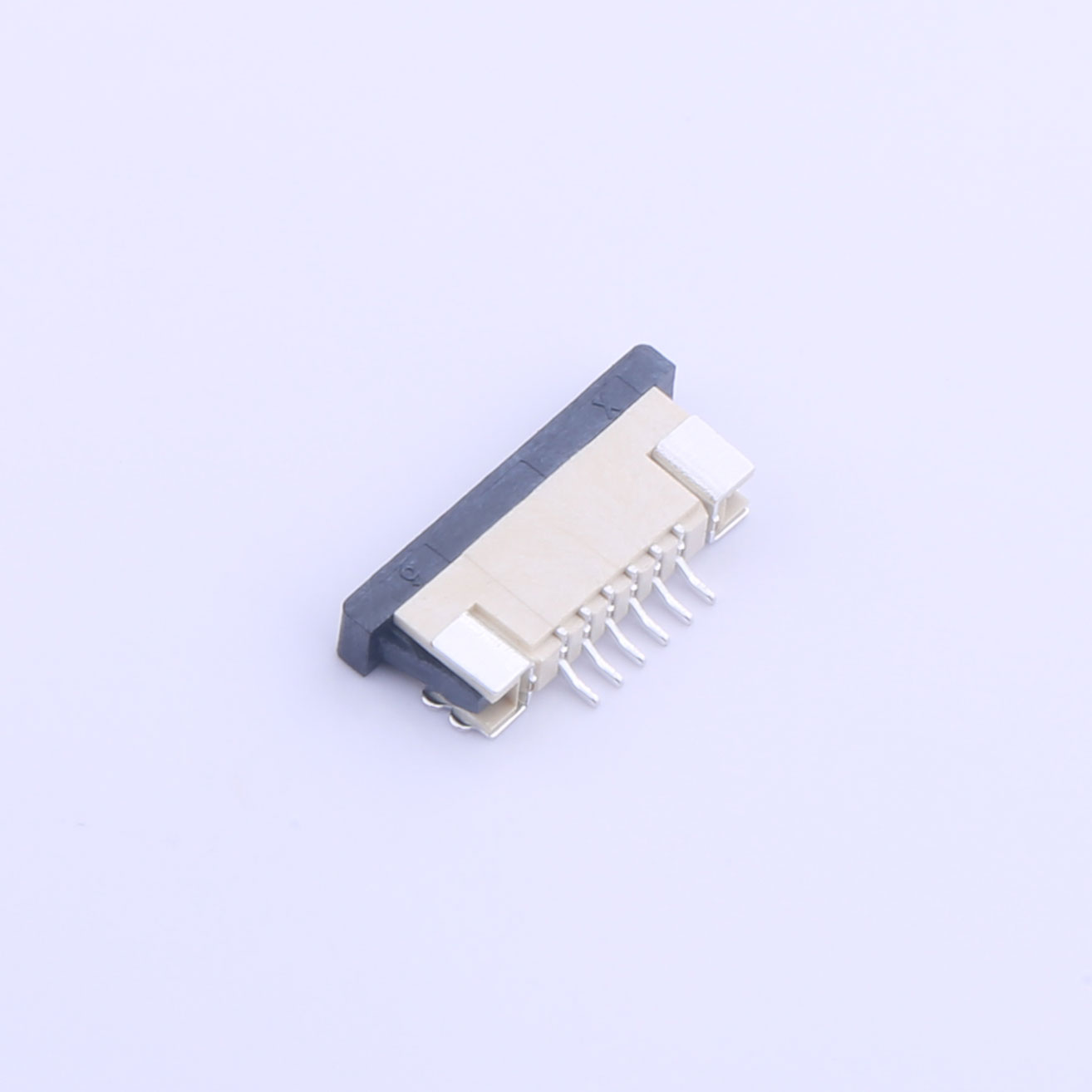 Kinghelm 1mm Pitch FPC FFC Connector 6P Height 2.5mm Drawer type lower connection Contact SMT FPC Connector