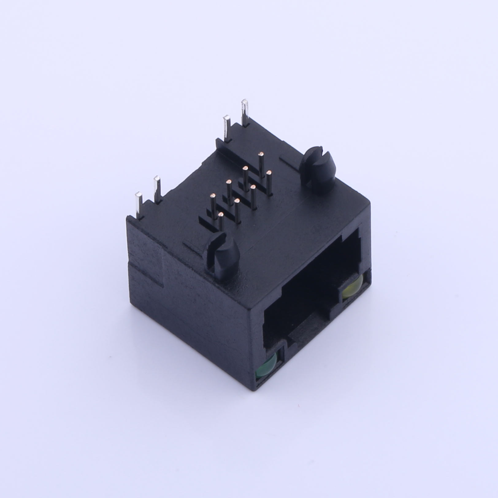 Kinghelm Network interface 1x1 single port 8P8C RJ11 female Ethernet connector with LED indicator