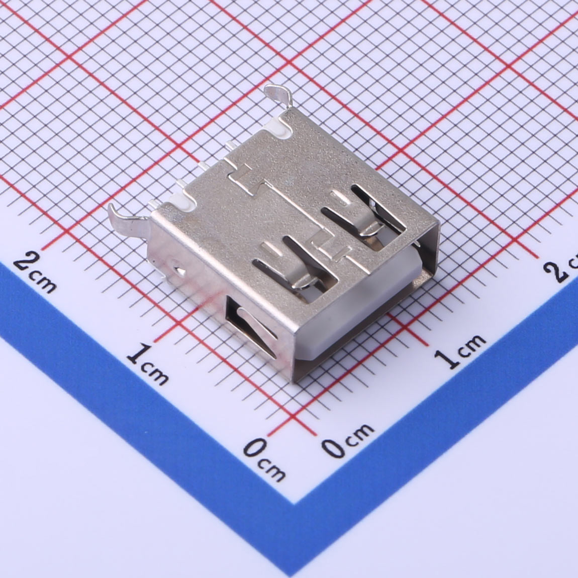 Kinghelm Type A USB 2.0 Female AF 90 Degrees 4 Pin Data Transmission Charging Plug Female Socket Connector