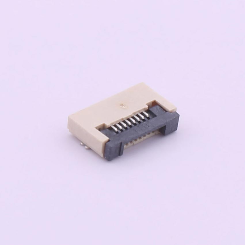 Kinghelm 0.5mm Pitch FPC FFC Connector 6P Height 3.25mm Front Flip Bottom Contact SMT FPC Connector-KH-FG0.5-H2.0-8PIN