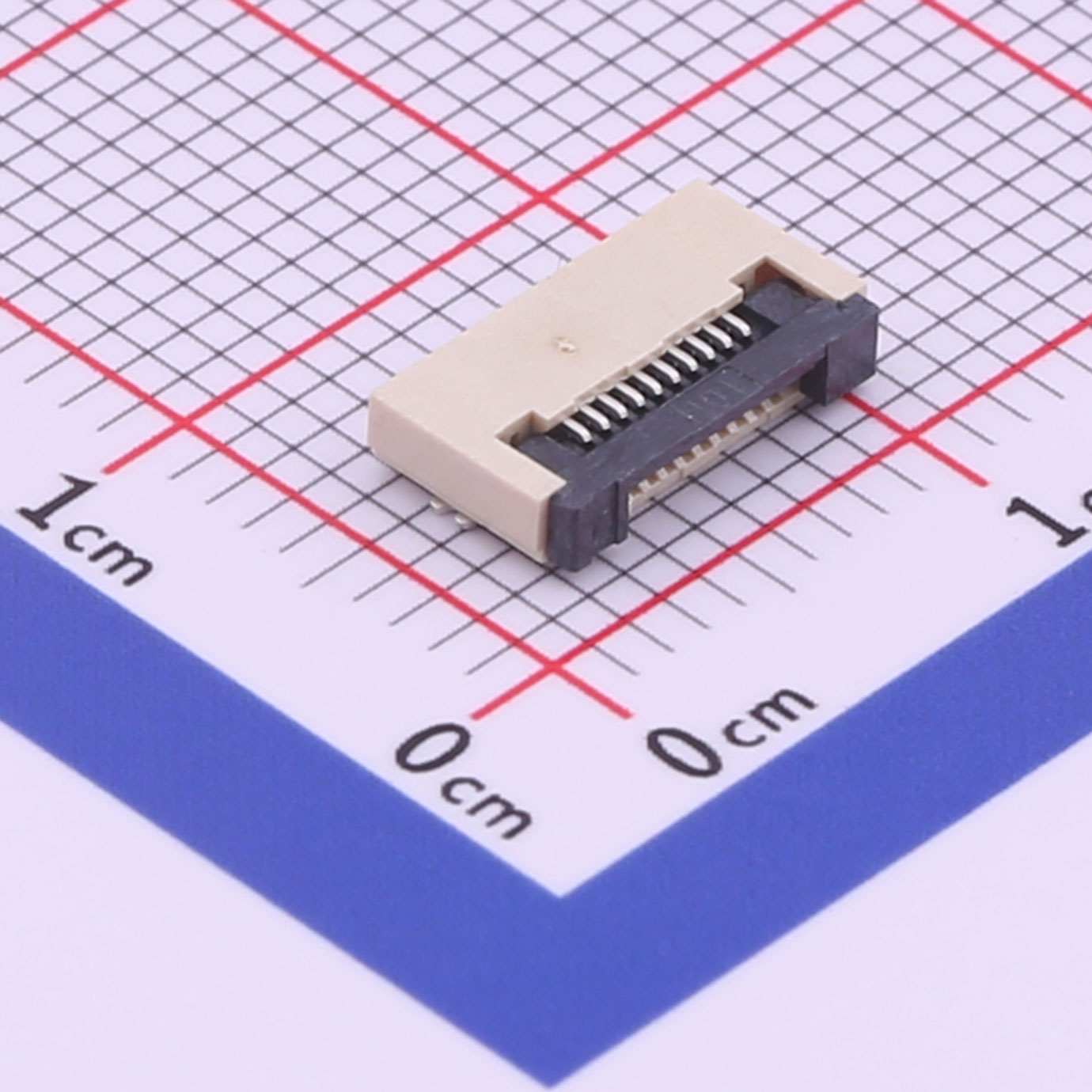FFC/FPC-Steckverbinder, 0.5 mm Rastermaß, 10P, KH-FG0.5-H2.0-10PIN