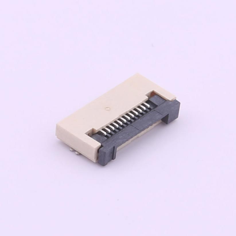 Kinghelm 0.5mm Pitch FPC FFC Connector 12P Height 2mm Front Flip Bottom Contact SMT FPC Connector