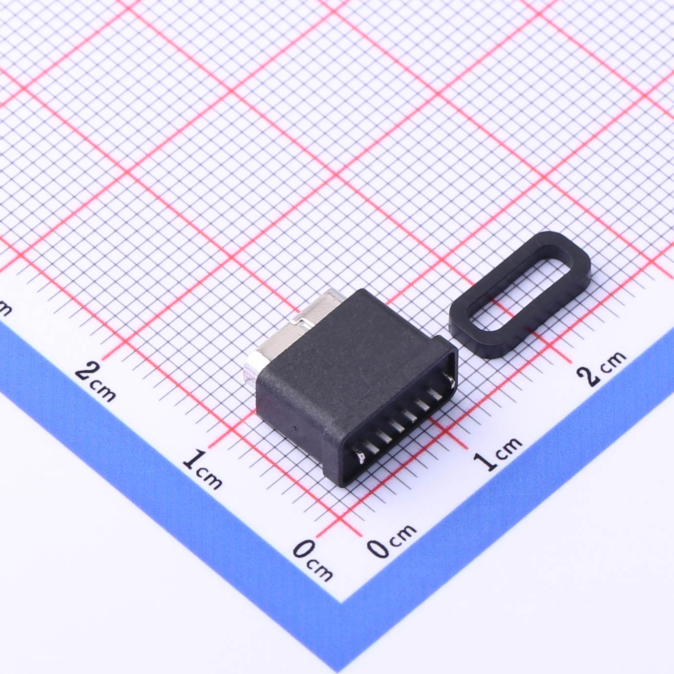 Kinghelm USB Type-C Connector female seat is inserted into two sets - KH-type-c-fs.l10-6p