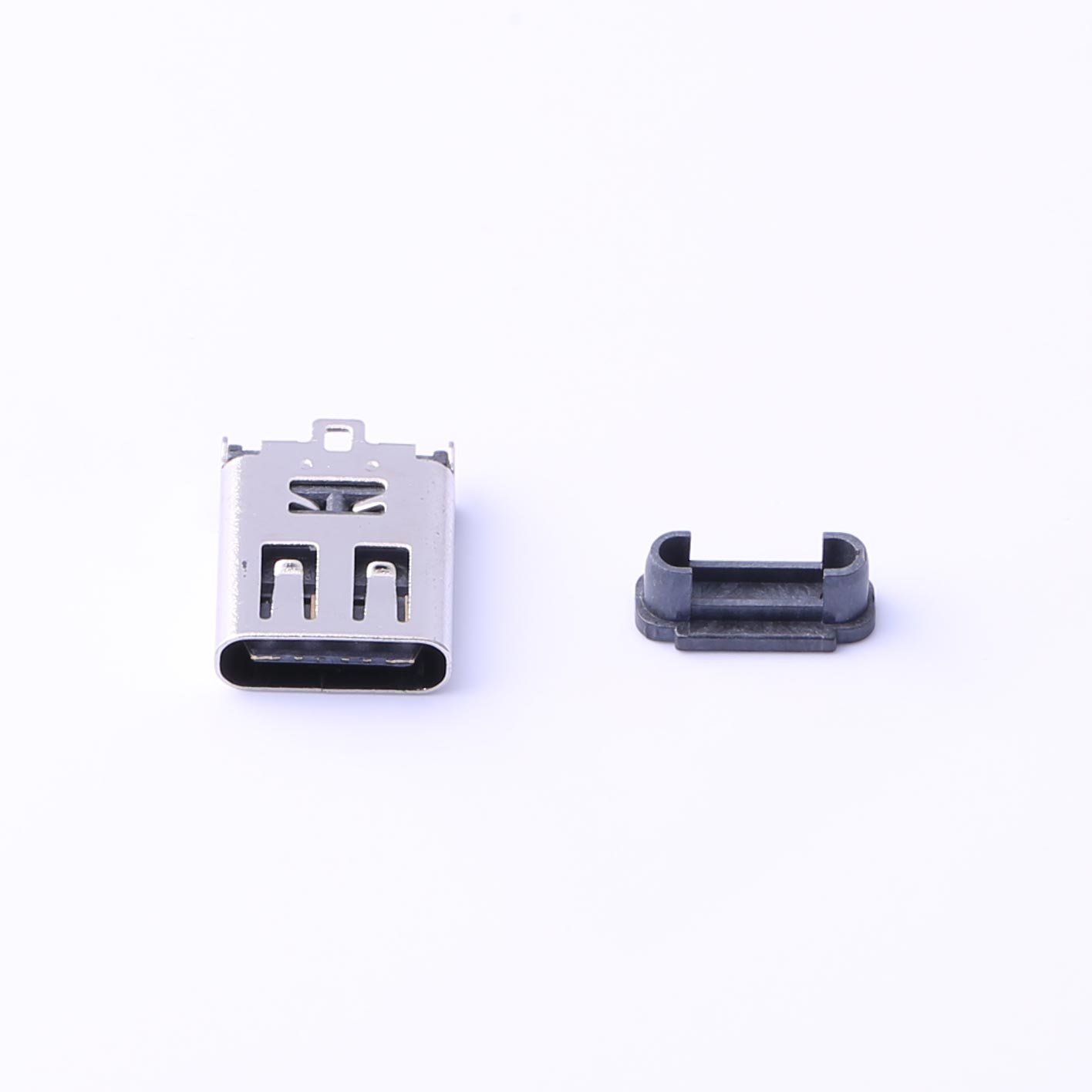 Kinghelm USB Type-C Connector female seat vertical sticker - KH-type-c-L10-6p-STM