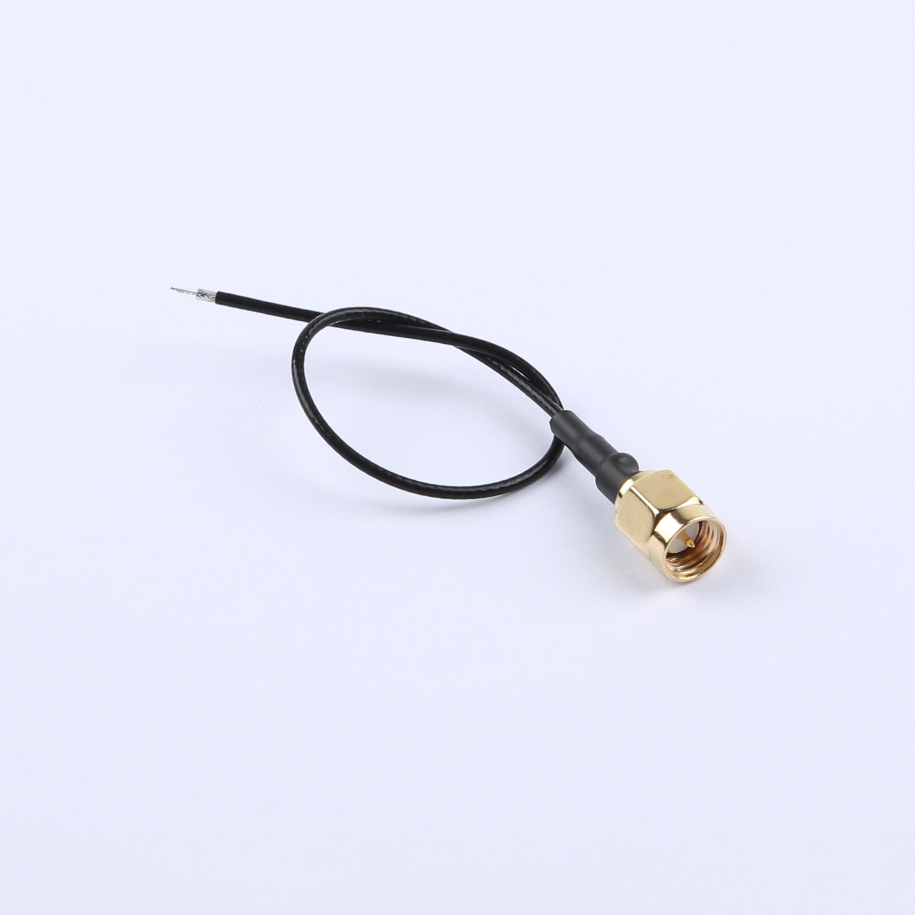 Kinghelm SMA 公插頭轉 SMA 公插頭, RG1.37,140mm,KH-SMAJ-221-RG1.37-B140