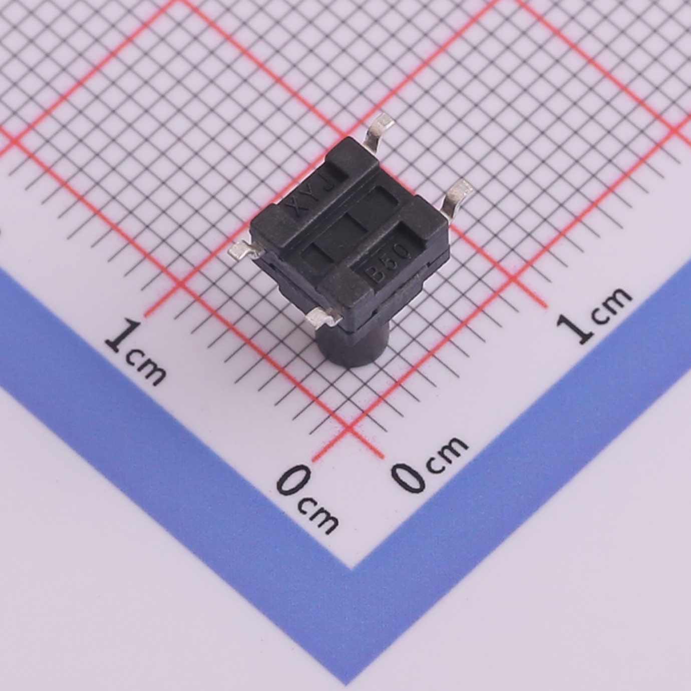 6*6 輕觸開關, 50mA, 貼片, KH-6X6X10H-SMT-FS