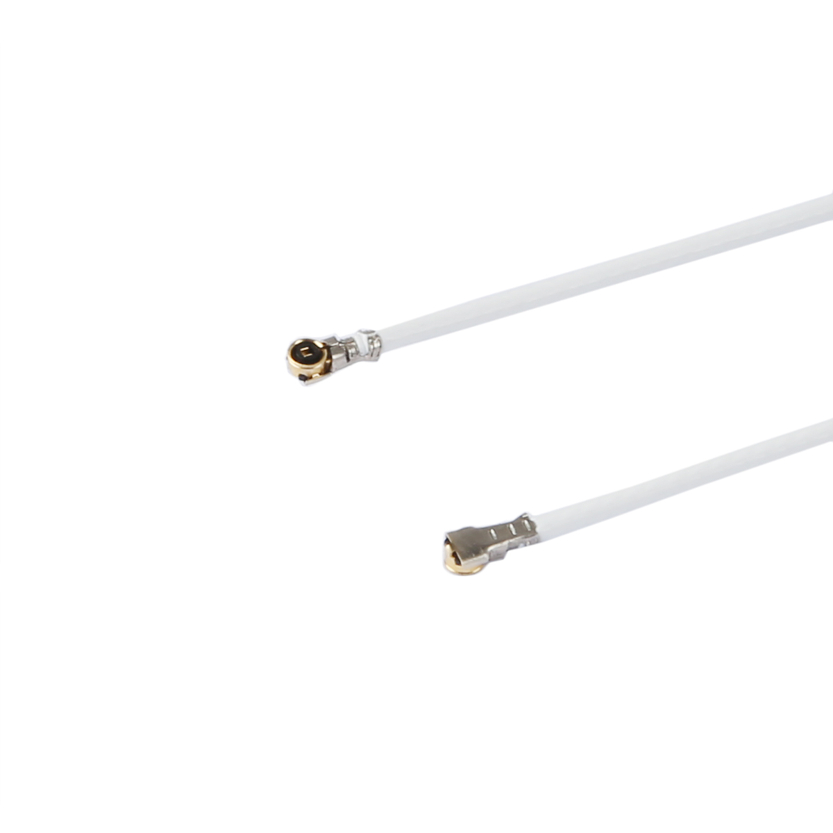 IPEX4-Kabel, RG1.13 IPEX4-Doppelkopf-Überbrückungskabel, weiße Farbe, 180 mm, KH-IPEX4-IPEX4-RG1.13-WH180