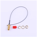 Kinghelm Coaxial connector IPEX to SMA antenna adapter cable welded I-PEX 1.13 terminal gold plating SMA split type With 11mm screw