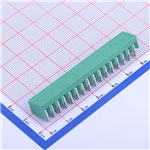 Kinghelm Factory sales 3.81mm pitch 16 pin 8A 300V pluggable PCB vertical Terminal block Connector